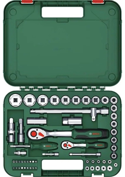 1600A02Z9G 1/4'' Ve 1/2'' Cırcırlı Somun Sıkma Seti 56 Parça
