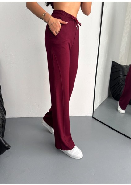 Kadın Modal Kumaş Bisiklet Yaka Tshirt Eşofman Takımı indirimleri