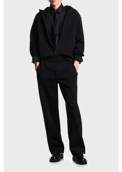 Logolu Streç Pamuklu Regular Fit Kapüşonlu Sweat Erkek Sweat EM002866 AF17547 UC001 fiyatları