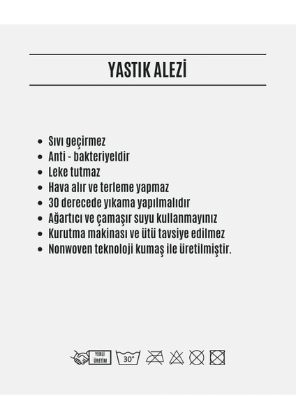 2'li Micro Sıvı Geçirmez Yastık Alezi | Yastık Koruyucu Beyaz - 50X70 cm indirimleri