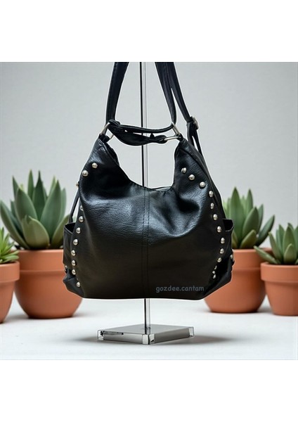 Troklu Kadın Kol ve Sırt Çantası