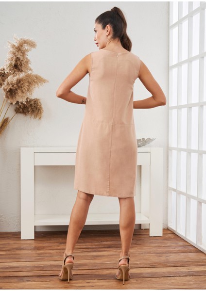 Kadın Keten Elbise - 45367 fırsatları