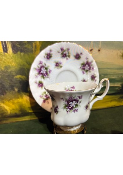 Royal Albert - Sweet Violets Çay Kahve Fincanı
