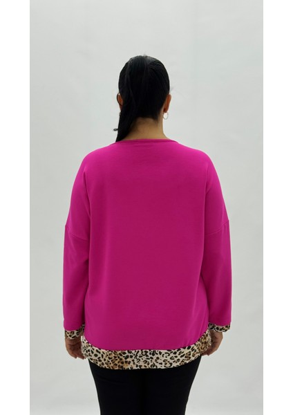 Büyük Beden Viskon Taşlı Inci Detaylı Uzun Kol Oversize Kadın Bluz indirimleri