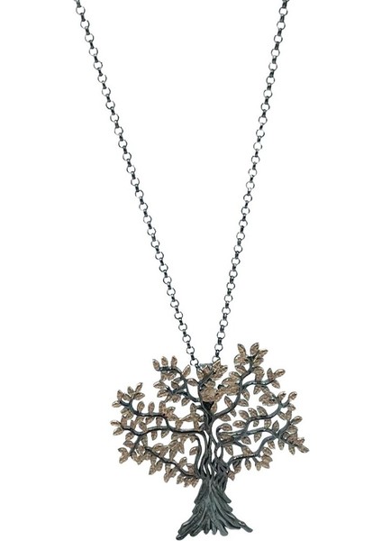 Kadın Gümüş Hayat Ağacı Kolye1 modelleri