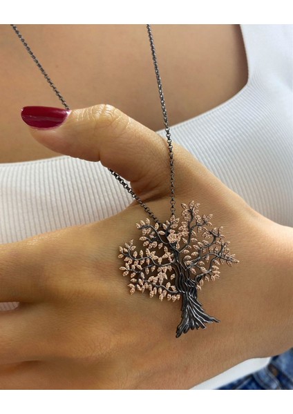 Kadın Gümüş Hayat Ağacı Kolye1 indirimleri