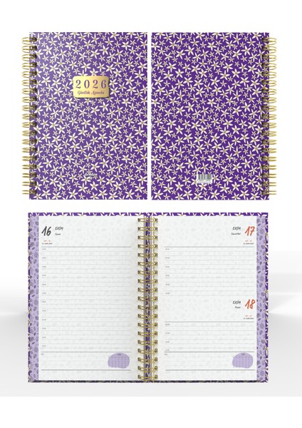 Spiralli 2026 Ajanda Flowers 1 fiyatları