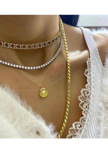 Kadın Gümüş İthal Choker fırsatları