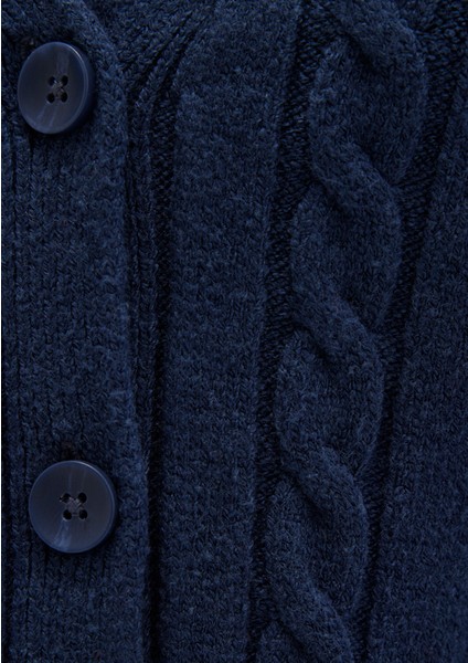 Düğmeli Lacivert Hırka 1710576-70488