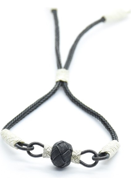 Erkek Gümüş Kazaziye Tasarım Bileklik