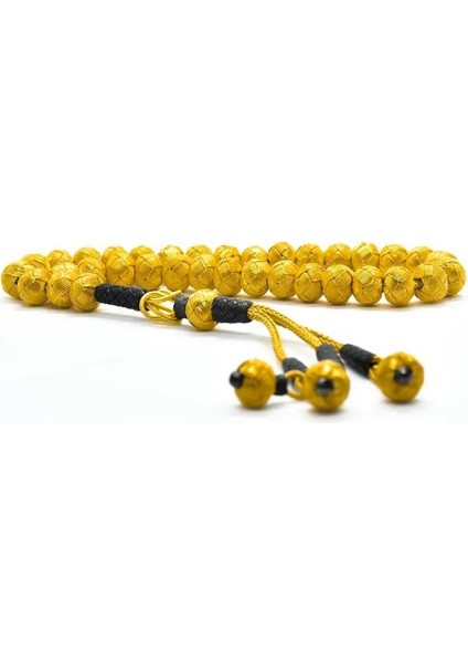 Erkek Gümüş Gold Siyah Kazaziye Tesbih fiyatları