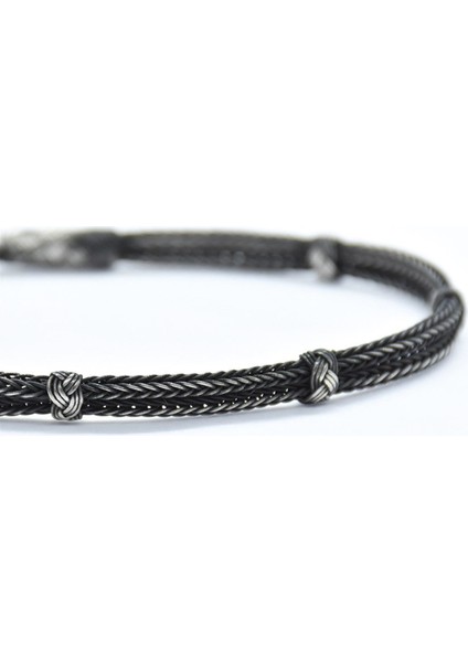 Erkek İkili Tasarım Kazaziye Bileklik