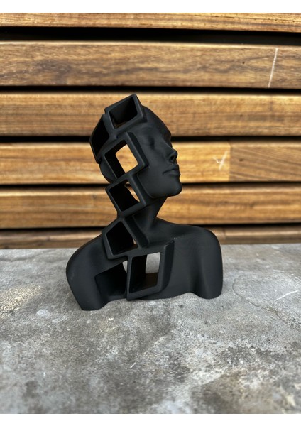 Modern Geometrik Kadın Büst Heykel – Dekoratif Obje fiyatları