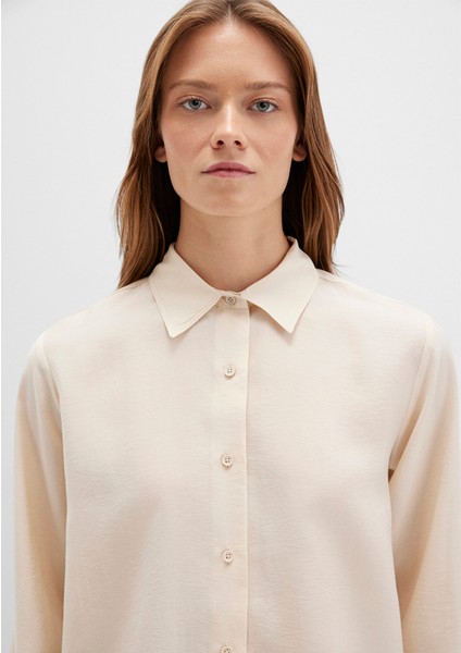 Bej Tencel Tm Liyosel Gömlek 1211373-70005