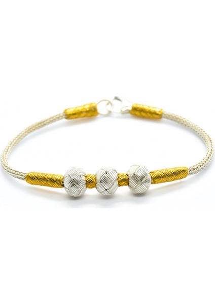 Kadın Çift Renk Kazaziye Bileklik