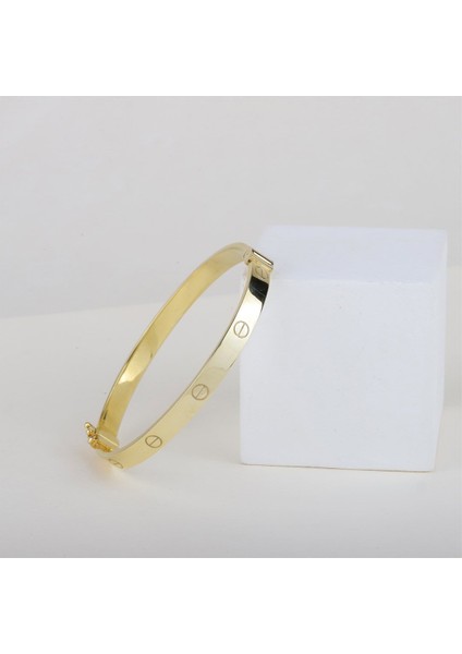 Kadın Gümüş Tasarım Bileklik Gold Kaplama modelleri