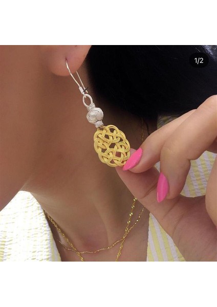 Kadın Aşk Düğümü Kazaziye Küpe