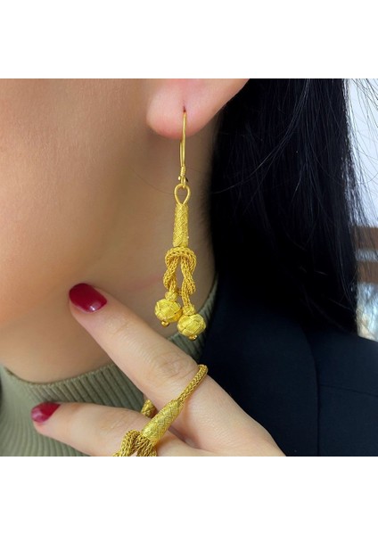 Kadın Gümüş Gemici Düğümü Kazaziye Küpe fiyatları