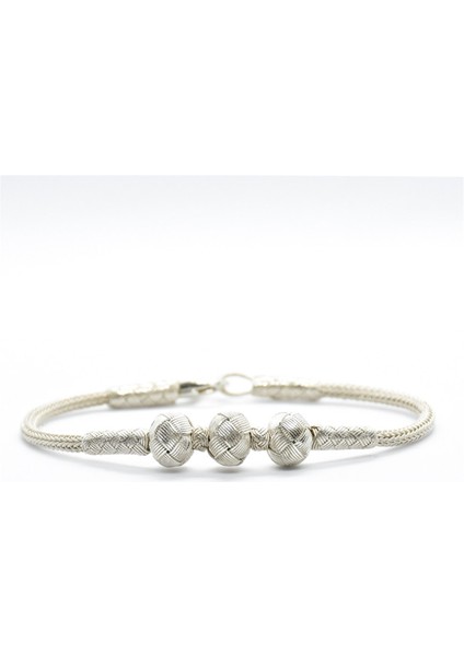 Kadın 3 Top Kazaziye Bileklik