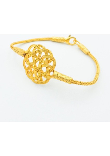 Kadın Gümüş Altın Kaplama Kazaziye Bileklik modelleri