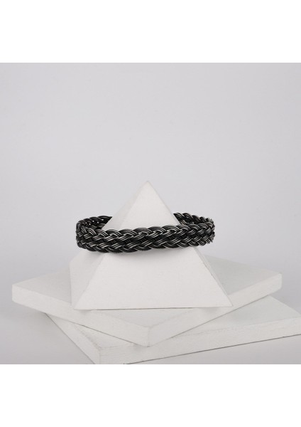 Kazaziye Gümüş Oksitli Bileklik modelleri