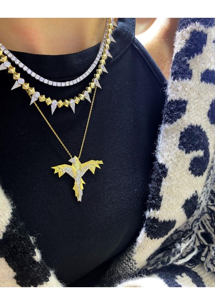 Kadın Gümüş Figürlü Kolye 2824 modelleri