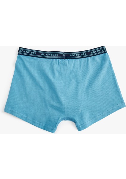 3'lü Boxer Seti Baskı Detaylı Çok Renkli