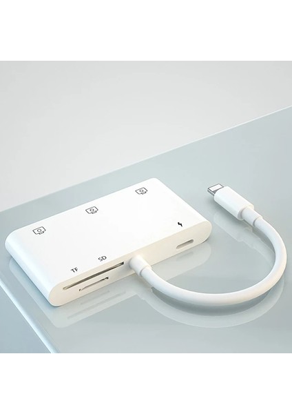 Ally Iphone Lightning To Tfsd Card Reader USB 3.kamera ADAPTÖRÜ-(1903) modelleri