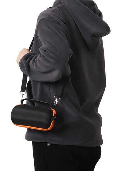 Flip 7 Hoparlör Kılıfı Için Eva Darbeye Dalı Saklama Çantası Sap Askısı / Omuz Askısı / Karabina - Turuncu (Yurt Dışından) fiyatları