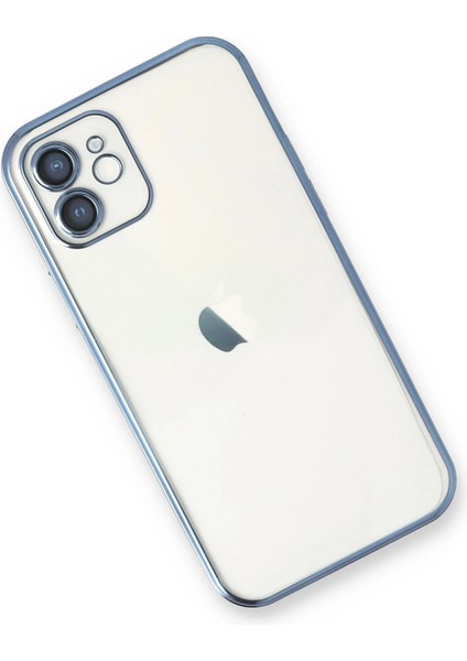 iPhone 12 Kılıf Lensli Silikon - Açık Mavi - MRS9905-1307 fiyatları