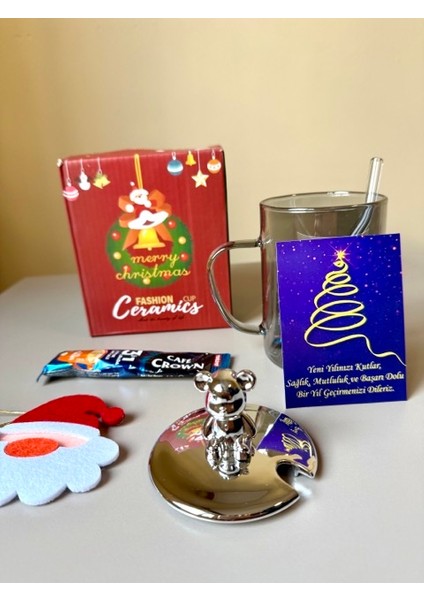 Yılbaşı Hediye-Ayıcıklı Bardak-Ağaç Süsü-Kahve-Noel Kartı-Yeniyıl Hediye Seti fiyatları