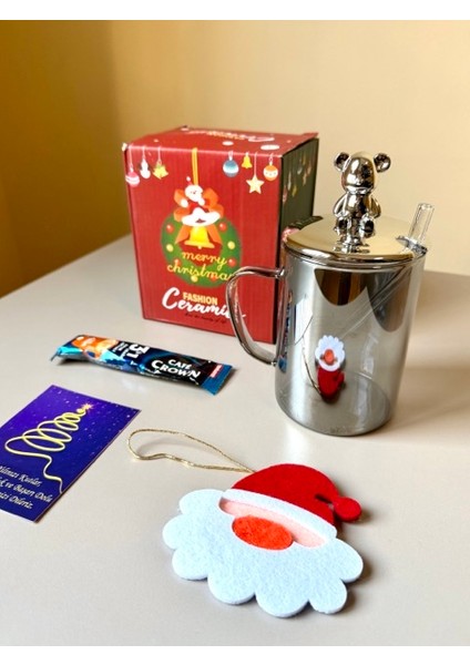 Yılbaşı Hediye-Ayıcıklı Bardak-Ağaç Süsü-Kahve-Noel Kartı-Yeniyıl Hediye Seti modelleri