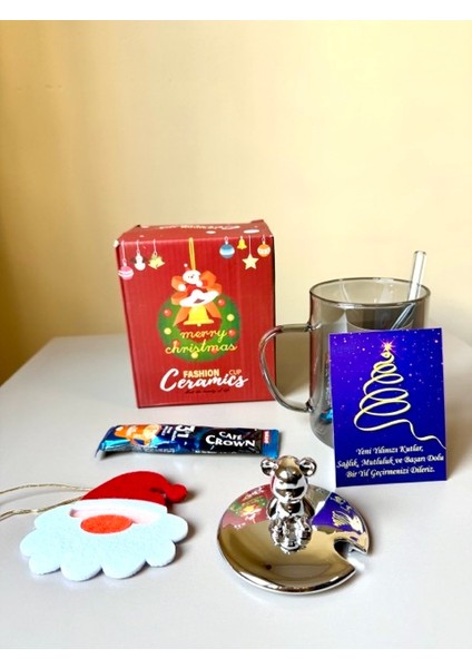 Yılbaşı Hediye-Ayıcıklı Bardak-Ağaç Süsü-Kahve-Noel Kartı-Yeniyıl Hediye Seti fırsatları