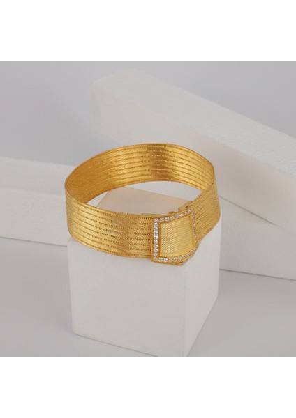 Kadın Gümüş Tek Sıra Taşlı 9 Sıra Hasır Bileklik fırsatları