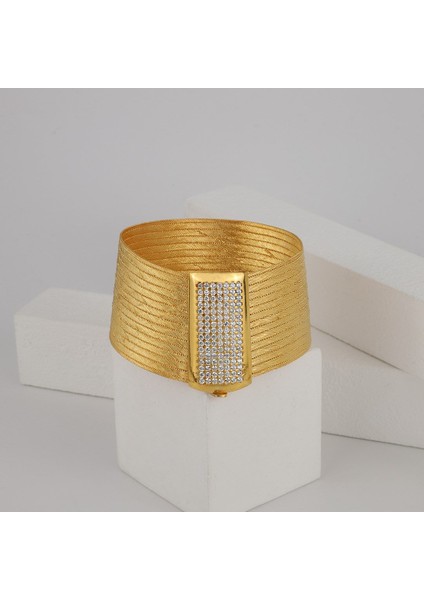 Kadın Gümüş 15 Sıra Full Taşlı Hasır Bileklik modelleri