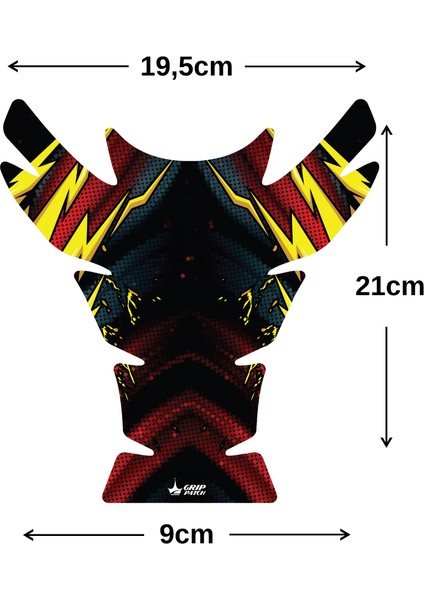 Renkli Baskılı Universal Tank Pad GC-03-1