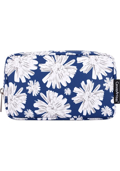 Canvasartısan H34-S11 Krizantem Desenli Polyester Fermuarlı Kulaklık Şarj Cihazı Fare Kılıfı Dijital Aksesuar Saklama Çantası (Yurt Dışından) fiyatları