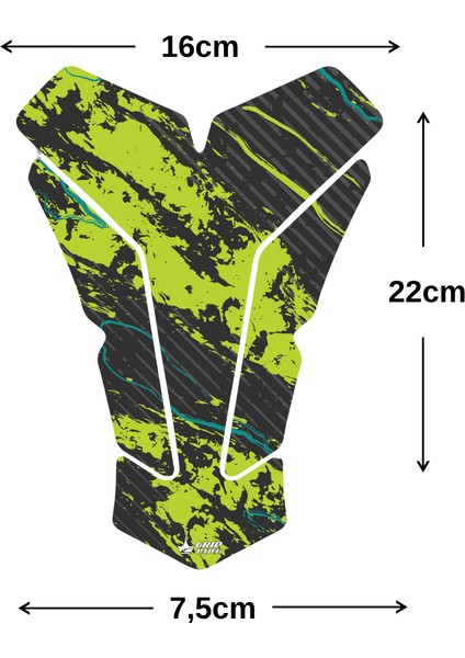 Renkli Baskılı Universal Tank Pad GC-09-1