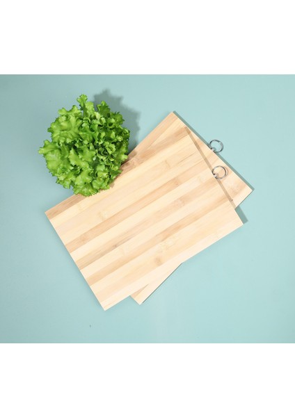 Bambu Kesme Tahtası 27X30 Cm, Doğal Bambu Doğrama ve Sunum Tahtası fiyatları
