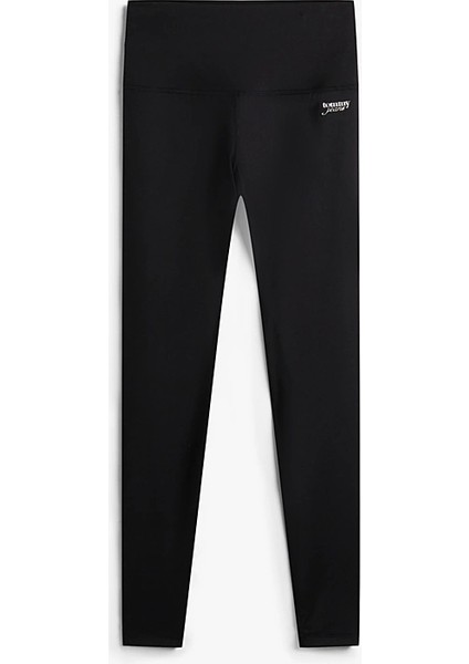 Tjw Gümüş Rengi Yazı Baskılı Kadın Siyah Çorap DW0DW21830BDS indirimleri