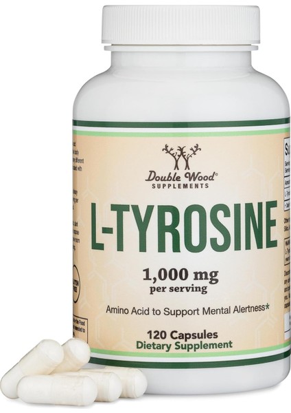 L-Tyrosine Tirozin Memory Attention And Focus Amino 1,000MG 120 Veggie Caps