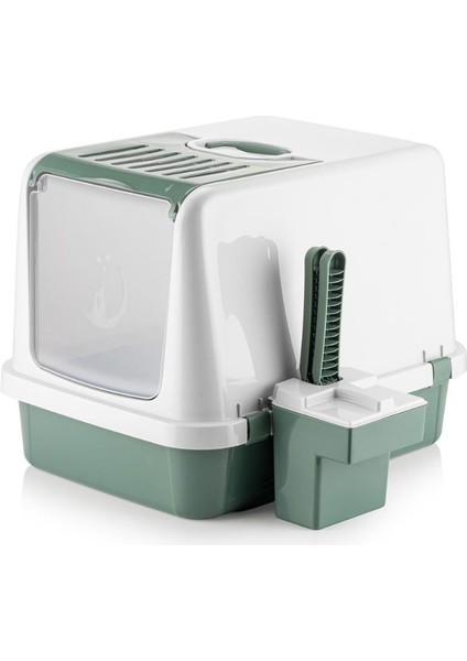 Handy Plast COMFY-10A Aksesuarlı Kapalı Kedi Tuvaleti