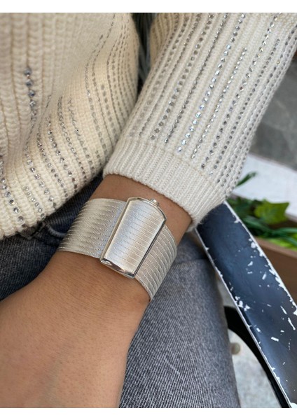 Kadın Gümüş 13 Sıra Klasik Toka Trabzon Hasır Bileklik fırsatları
