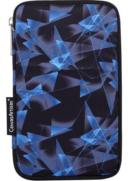 Canvasartısan H11-S21 Elmas Desen Baskılı Dijital Aksesuarlar Polyester Saklama Çantası USB Veri Kablosu Kulaklık Şarj Cihazı Için (Yurt Dışından) modelleri