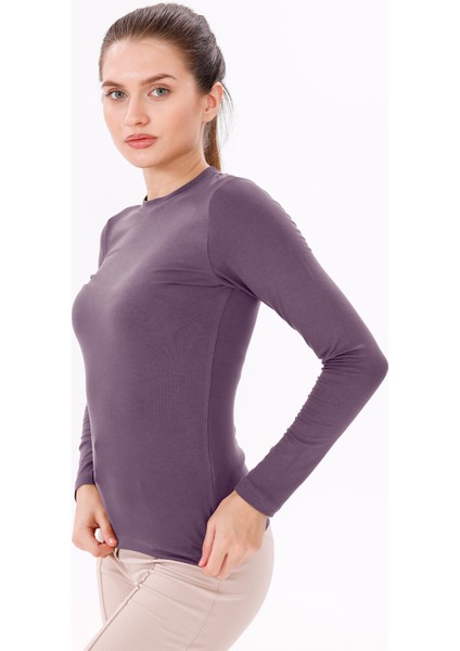Kadın Uzun Kol Body - Bisiklet Yaka indirimleri