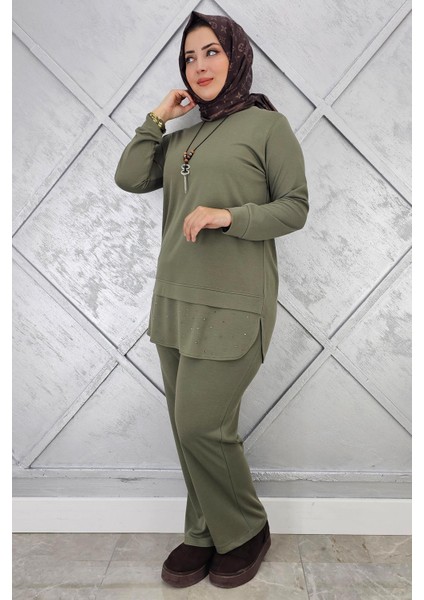 Kadın Kolye ve Taş Detaylı Tesettür Takım fiyatları