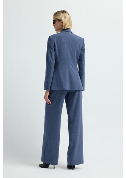 Kruvaze Ceket Mavi 11945695000