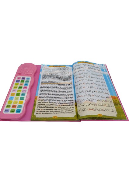 Sesli Yasini Şerif Ögreten Cihaz Sesli Yasin Kitaplı Pembe modelleri