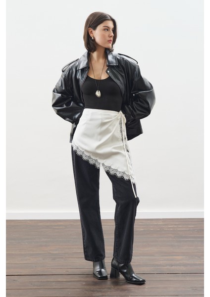 Dantel Şeritli Bel Aksesuar Ekru fiyatları