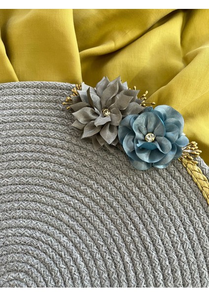 Decohandy 39CM Çiçekli Jüt Örme Supla Amerikan Servis fiyatları